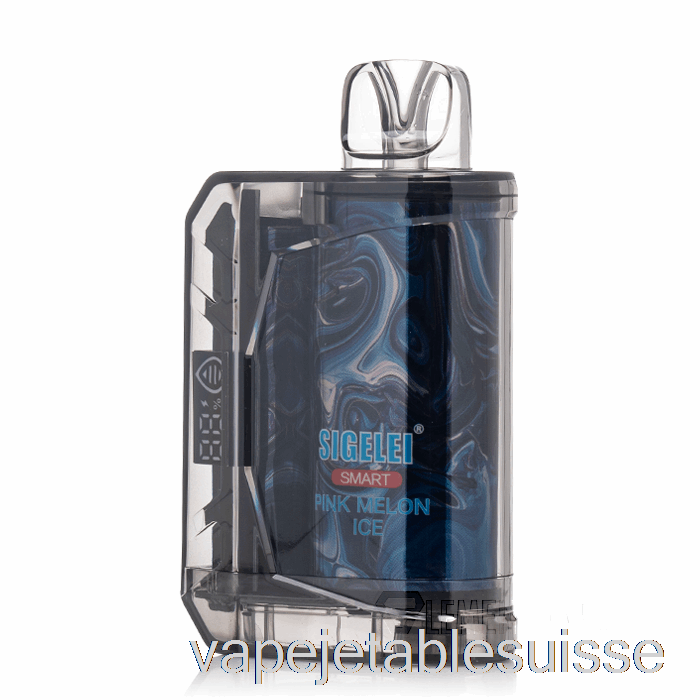 Vape Suisse Sigelei Smart Ac10000 Glace Au Melon Rose Jetable